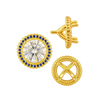 ITI NYC Four Prong Round Halo Settings With Peg in 14K Gold (1.50 mm - 9.25 mm)