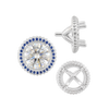 ITI NYC Four Prong Round Halo Settings With Peg in 14K Gold (3.50 mm - 9.25 mm)
