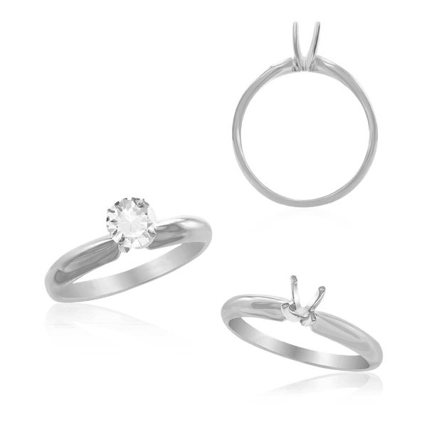 ITI NYC Round Four Prong Solitaire