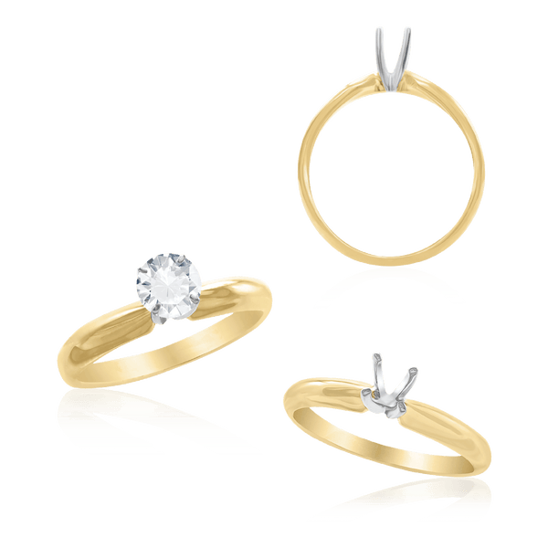 ITI NYC Round Four Prong Solitaire