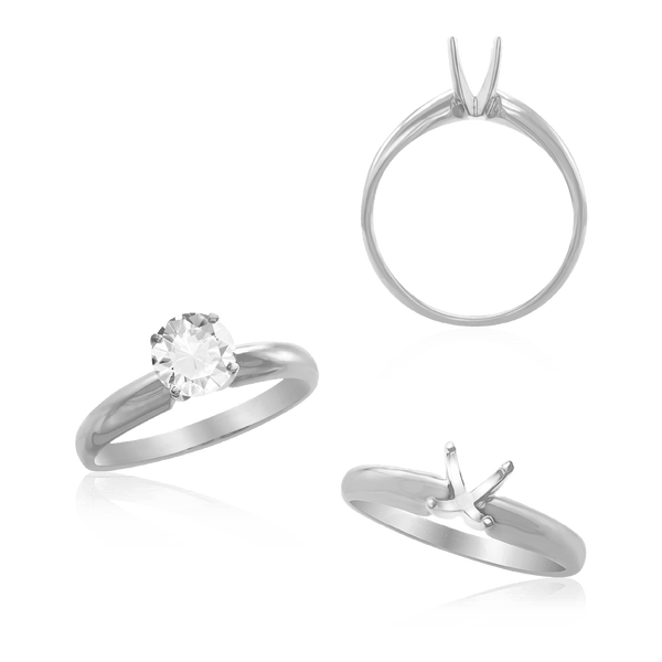ITI NYC Round Four Prong Solitaire