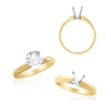 ITI NYC Round Four Prong Solitaire