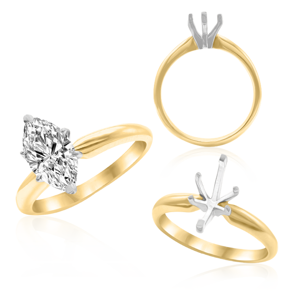 ITI NYC Marquise Shape Solitaire