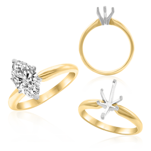 ITI NYC Marquise Shape Solitaire