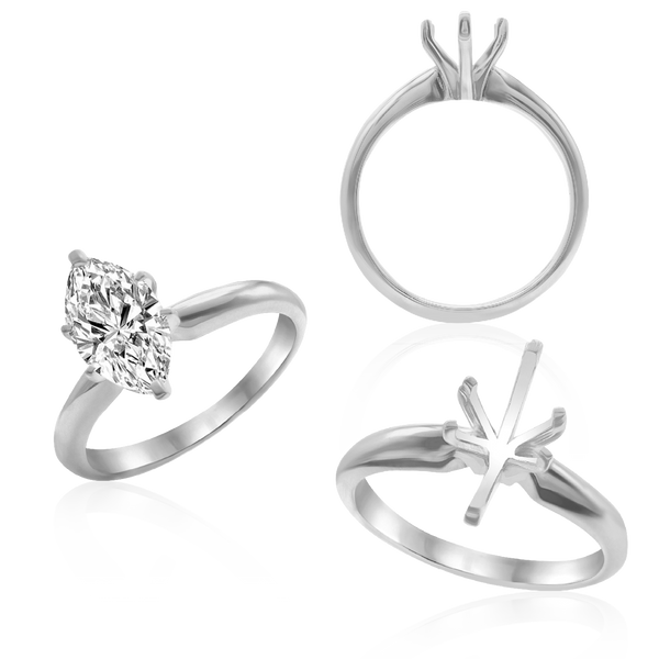 ITI NYC Marquise Shape Solitaire