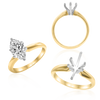ITI NYC Marquise Shape Solitaire