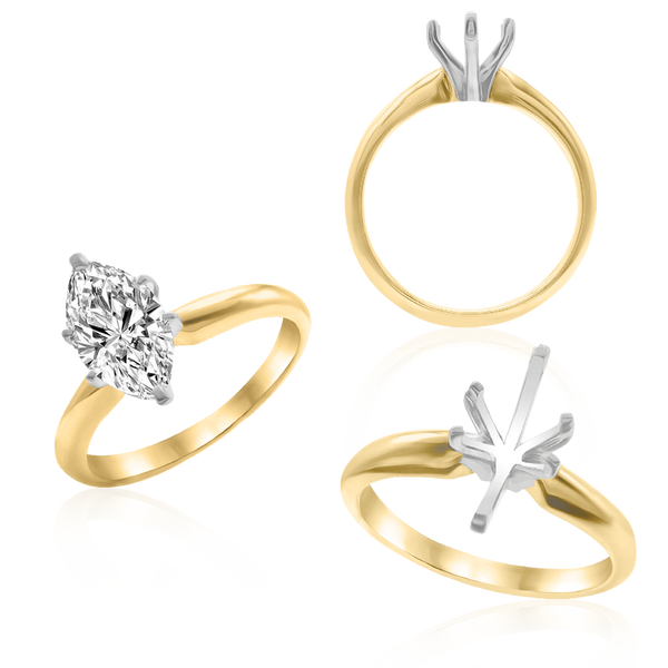ITI NYC Marquise Shape Solitaire