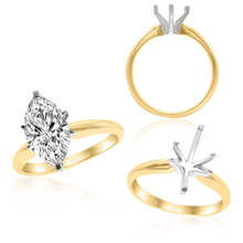 Load image into Gallery viewer, ITI NYC Marquise Shape Solitaire
