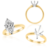 ITI NYC Marquise Shape Solitaire