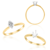 ITI NYC Marquise Shape Solitaire