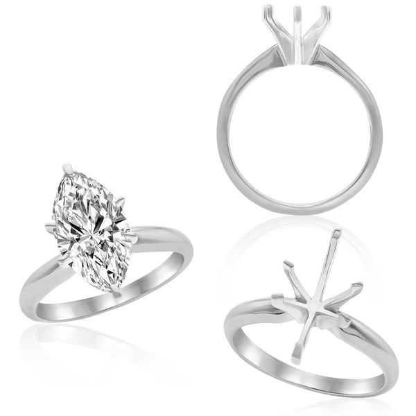 ITI NYC Marquise Shape Solitaire