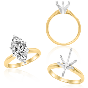 ITI NYC Marquise Shape Solitaire