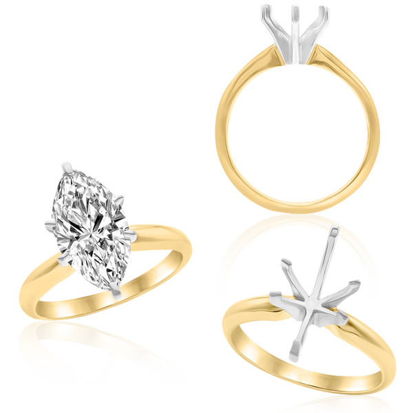 ITI NYC Marquise Shape Solitaire