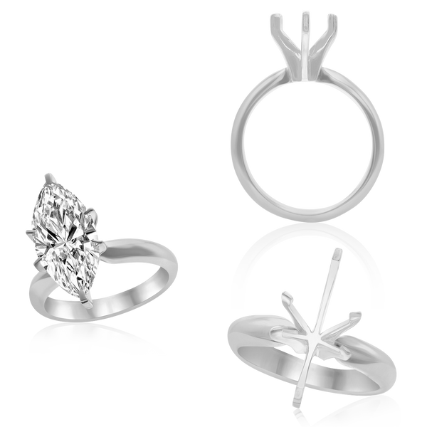ITI NYC Marquise Shape Solitaire