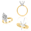 ITI NYC Marquise Shape Solitaire