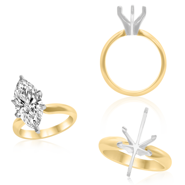 ITI NYC Marquise Shape Solitaire