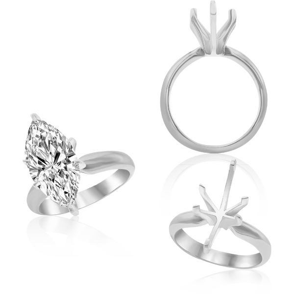 ITI NYC Marquise Shape Solitaire