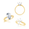 ITI NYC Pear Shape Solitaire