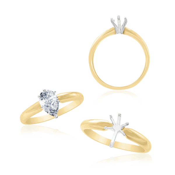 ITI NYC Pear Shape Solitaire