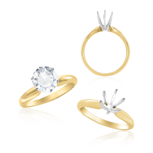 ITI NYC Round Six Prong Solitaire