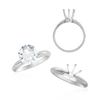 ITI NYC Round Six Prong Solitaire