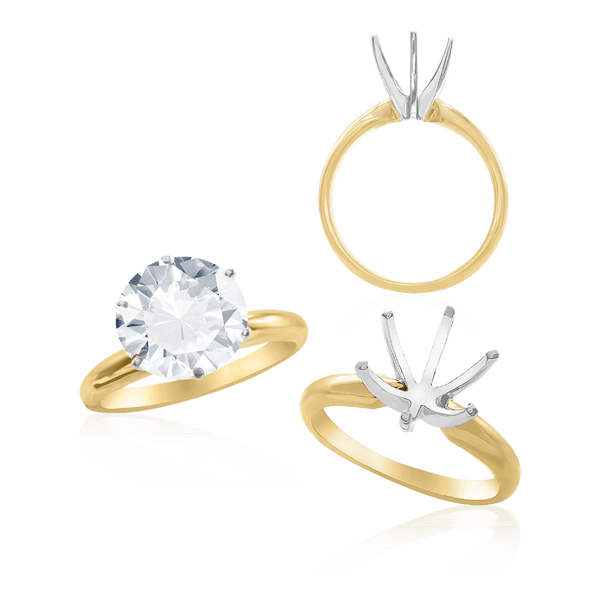 ITI NYC Round Six Prong Solitaire