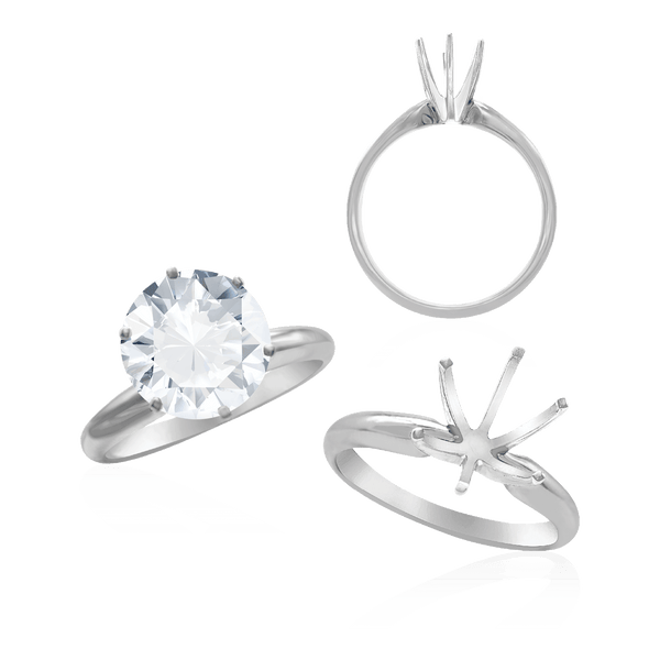 ITI NYC Round Six Prong Solitaire