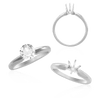 ITI NYC Round Six Prong Solitaire