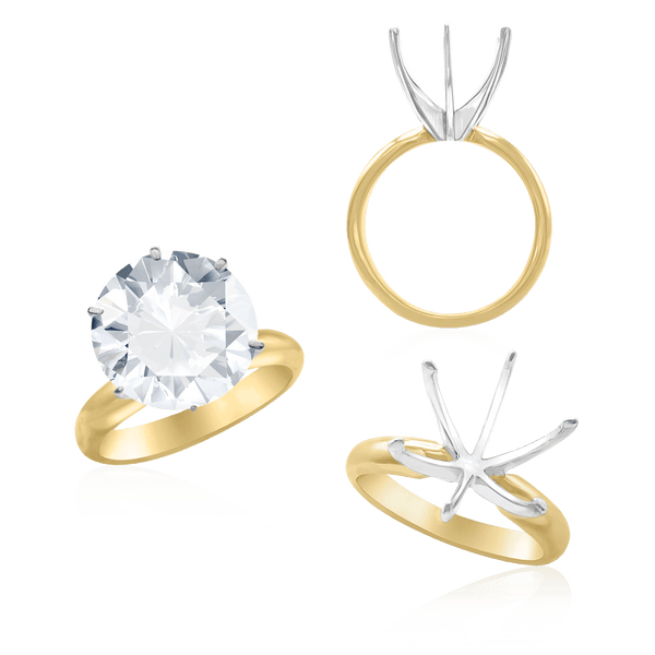 ITI NYC Round Six Prong Solitaire