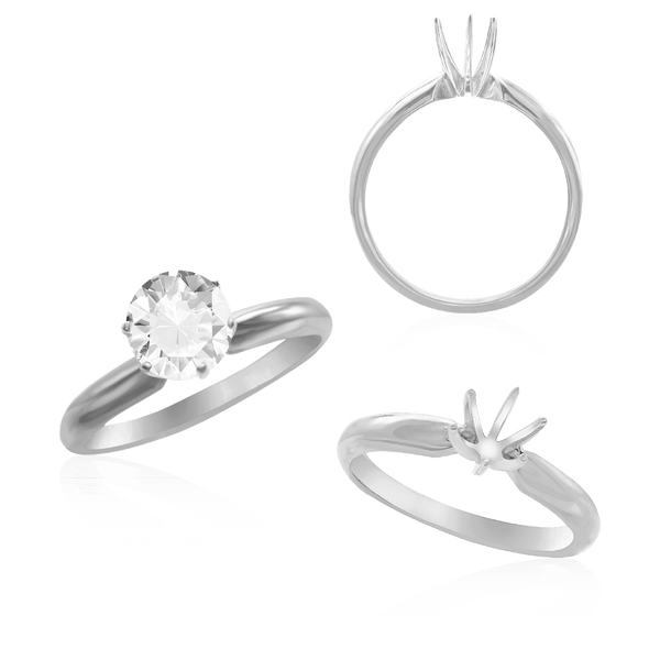 ITI NYC Round Six Prong Solitaire