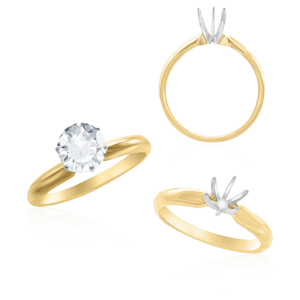 ITI NYC Round Six Prong Solitaire