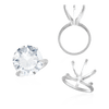 ITI NYC Round Six Prong Solitaire
