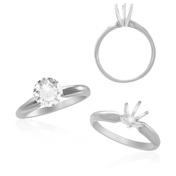 ITI NYC Round Six Prong Solitaire