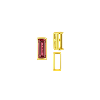 ITI NYC Straight Baguette Settings With Airline in 14K Gold (1.75 x 0.50 mm - 8.75 x 3.75 mm)