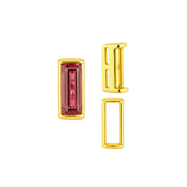 ITI NYC Straight Baguette Settings With Airline in 14K Gold (1.75 x 1.50 mm - 8.00 x 3.75 mm)