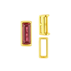ITI NYC Straight Baguette Settings With Airline in 14K Gold (1.75 x 1.50 mm - 8.00 x 3.75 mm)