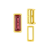ITI NYC Straight Baguette Settings With Airline in 14K Gold (1.75 x 0.50 mm - 8.75 x 3.75 mm)