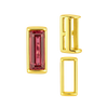 ITI NYC Straight Baguette Settings With Airline in 14K Gold (1.75 x 0.50 mm - 8.75 x 3.75 mm)