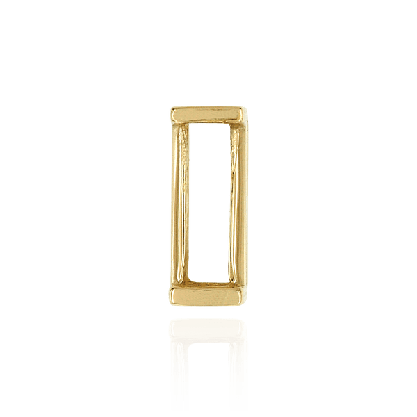 ITI NYC Straight Baguette Settings With Airline in 14K Gold (1.75 x 0.50 mm - 8.75 x 3.75 mm)