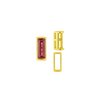 ITI NYC Straight Baguette Settings With Airline in 14K Gold (1.75 x 0.50 mm - 8.75 x 3.75 mm)