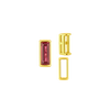 ITI NYC Straight Baguette Settings With Airline in 14K Gold (1.75 x 0.50 mm - 8.75 x 3.75 mm)