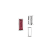 ITI NYC Straight Baguette Settings With Airline in Sterling Silver (1.75 x 1.50 mm - 8.75 x 3.75 mm)