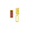 ITI NYC Straight Baguette Settings With Airline in 14K Gold (1.75 x 0.50 mm - 8.75 x 3.75 mm)