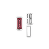 ITI NYC Straight Baguette Settings With Airline in Sterling Silver (1.75 x 1.50 mm - 8.00 x 3.75 mm)
