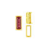 ITI NYC Straight Baguette Settings With Airline in 14K Gold (1.75 x 0.50 mm - 8.75 x 3.75 mm)
