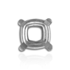 ITI NYC Four Prong Cushion Heavy Basket Settings in Sterling Silver (4.00 x 4.00 mm - 10.00 x 10.00 mm)