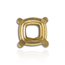 Load image into Gallery viewer, ITI NYC Four Prong Cushion Heavy Basket Settings in 14K Gold (4.00 x 4.00 mm - 10.00 x 10.00 mm)
