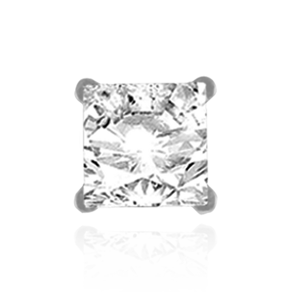 ITI NYC Four Prong Cushion Heavy Basket Settings in Sterling Silver (4.00 x 4.00 mm - 10.00 x 10.00 mm)