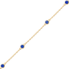 Bulk / Spooled Diamond by the Yard Cable Chain in 14K Yellow Gold (Diamond Bezel: Every 1.5")