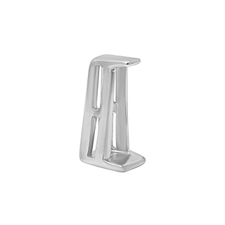 ITI NYC Tapered Baguette Settings With Airline in Sterling Silver (2.00 x 1.75 mm - 8.25 x 3.75 mm)